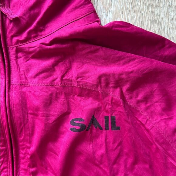 SAIL Always Ready Packable Rain Jacket Hot Pink SzL - Picture 8 of 13